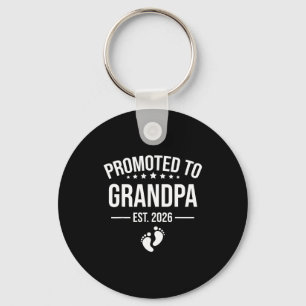 1st Time Grandpa Est 2026 New First Grandpa 2026  Keychain