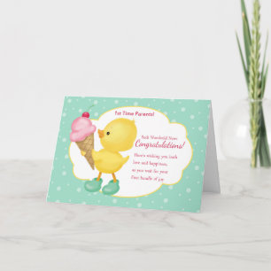 1st Time Parents Pregnancy Congratulations Card
