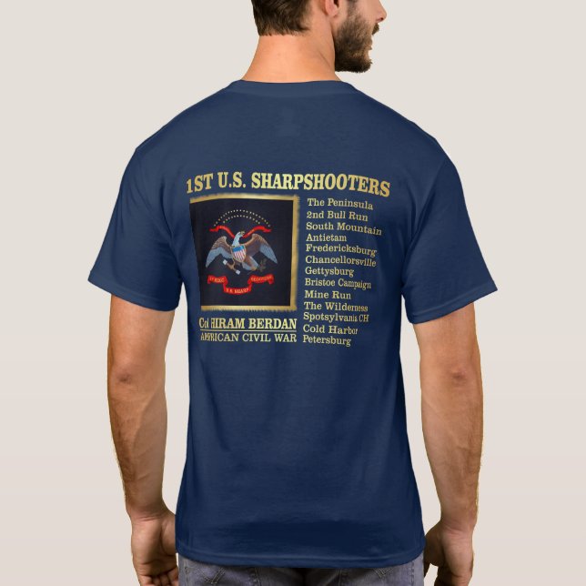 1st US Sharpshooter (BH) T-Shirt (Back)