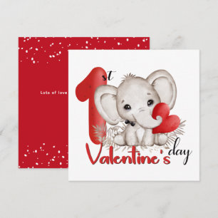 1st Valentine's day card for a baby boy