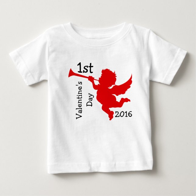 1st Valentine's Day t-Shirt Template (Front)