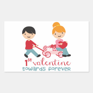 1st Valentines Day Together Sticker