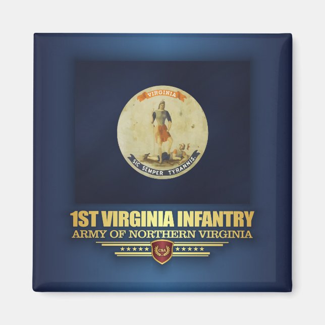 1st Virginia Infantry (f10) Magnet (Front)