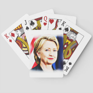 1st Woman President Hillary Clinton 2016_ Playing Cards
