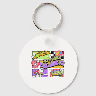 1st Woman President Kamala Harris Preppy Aesthetic Keychain