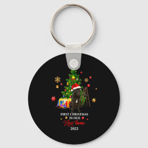 1stchristmas In Our New Home Xmas Gift For Cane Co Keychain