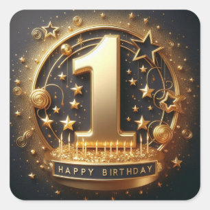 1th birthday sticker
