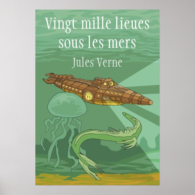 20000 lieues sous les mers - Jules Verne Poster (Front)