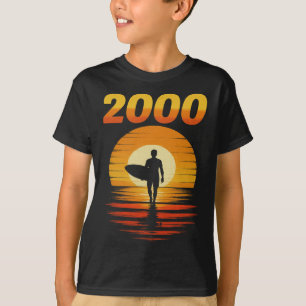 2000 Retro Surfing Vintage Sunset 90s Aesthetic T-Shirt