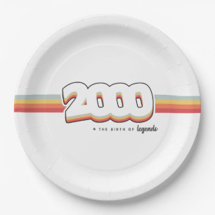 2000 The birth of legends Paper Plate