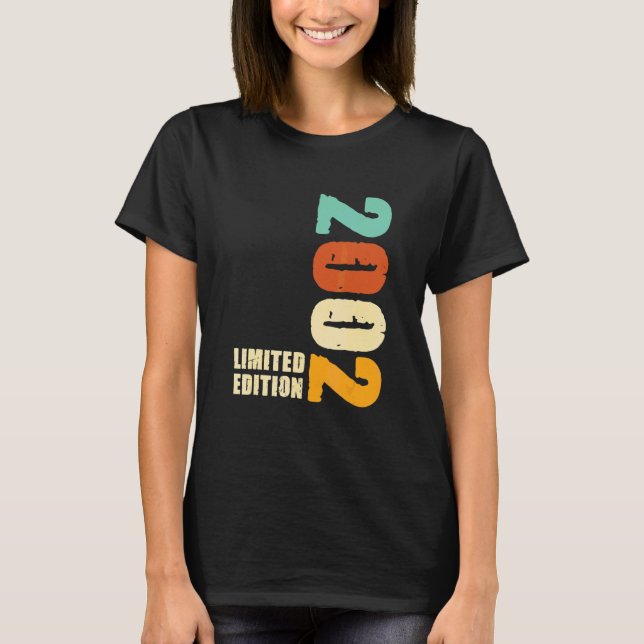 2002  2002 Born Birthday  2002 T-Shirt (Front)