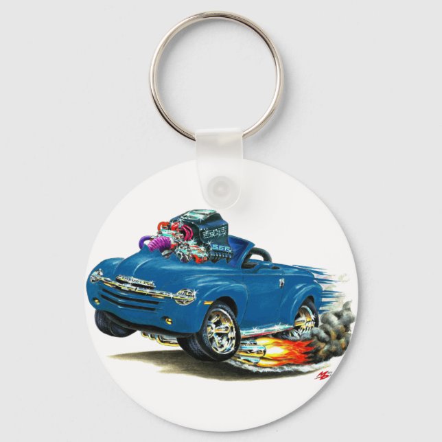 2003-06 SSR Aqua Blur Truck Keychain (Front)