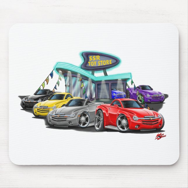 2003-06 SSR Car Dealer Scene Mouse Pad (Front)