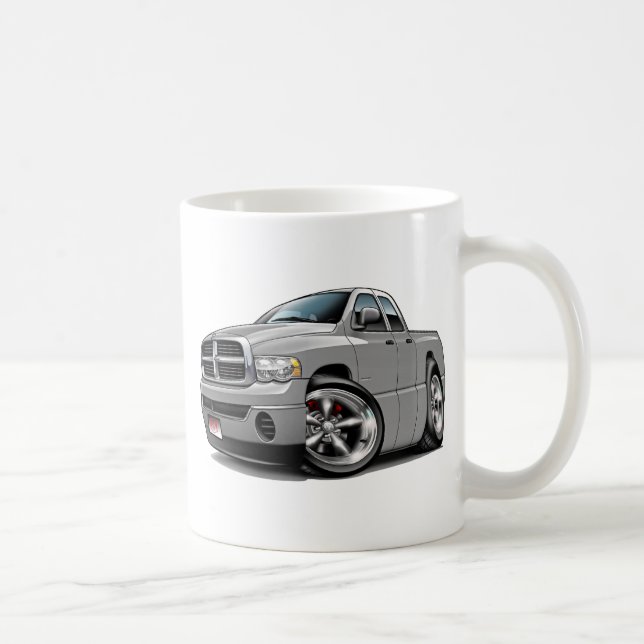 2003-08 Ram Quad Silver Truck Coffee Mug (Right)