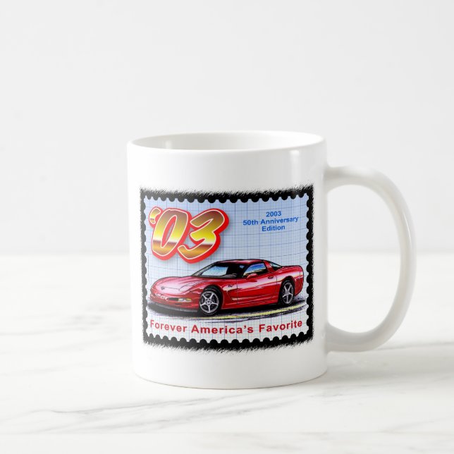 2003 50th Anniversary Corvette Coffee Mug (Right)