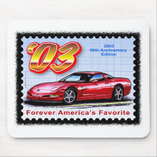 2003 50th Anniversary Corvette Mouse Pad