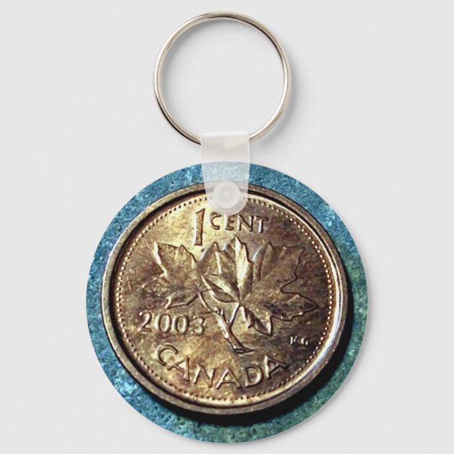 2003 Canadian Penny (Front) Key Chain (Front)