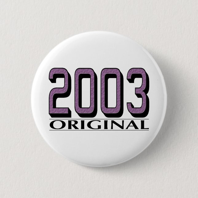 2003 Original 2 Inch Round Button (Front)