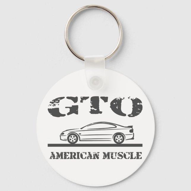 2004-06 GTO American Muscle Car Keychain (Front)