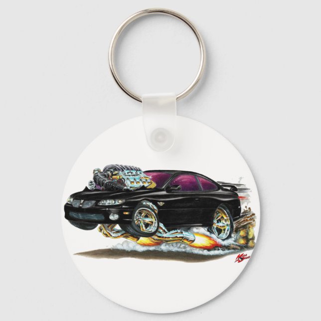 2004-06 GTO Black Car Keychain (Front)