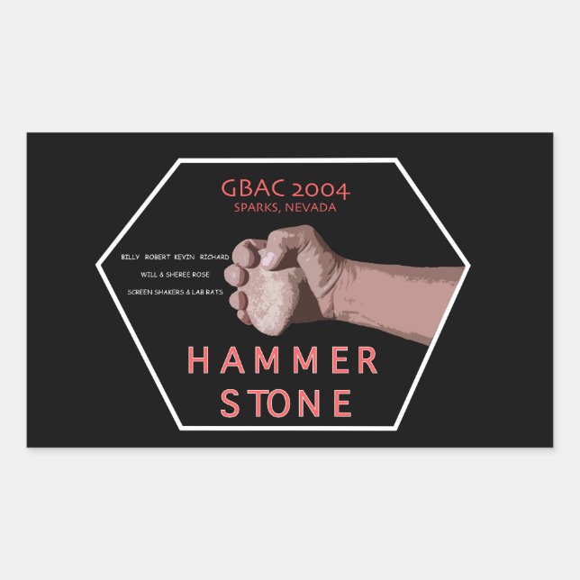 2004 Hammerstone Band Sticker (Front)