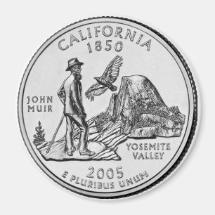 2005 California State Quarter magnet