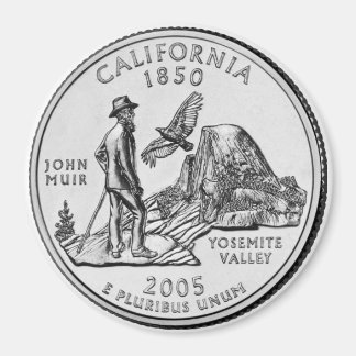 2005 California State Quarter magnet