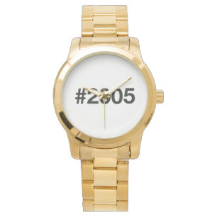 2005 Hashtag 20 Birthday Anniversary Watch