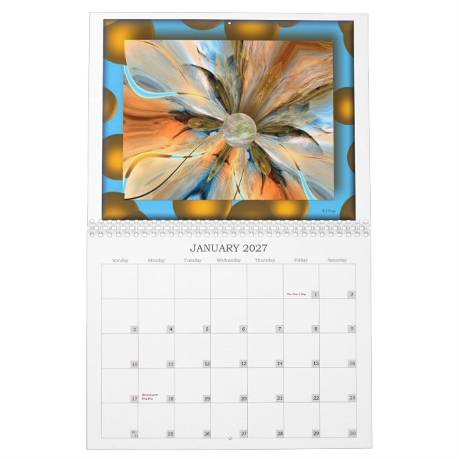 2007 Wall Calendar (Jan 2027)