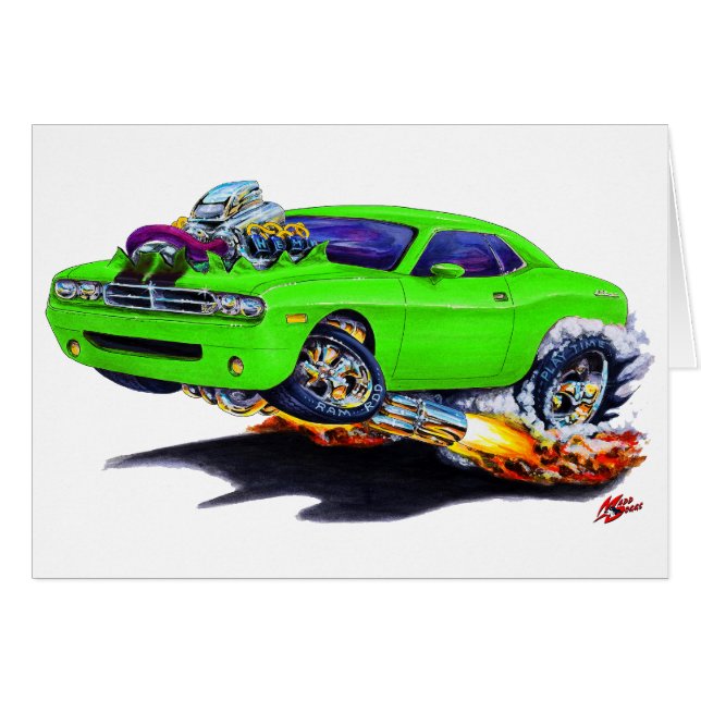 2008-10 Challenger Green Car (Front Horizontal)