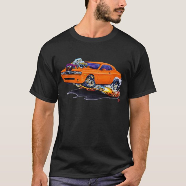 2008-10 Challenger Orange Car T-Shirt (Front)