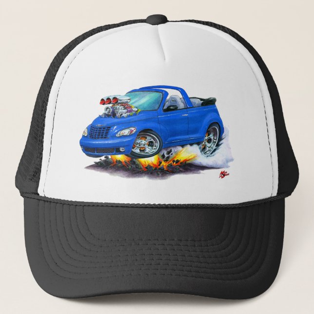 2008-10 PT Cruiser Blue Convertible Trucker Hat (Front)