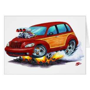 2008-10 PT Cruiser Maroon Woodie
