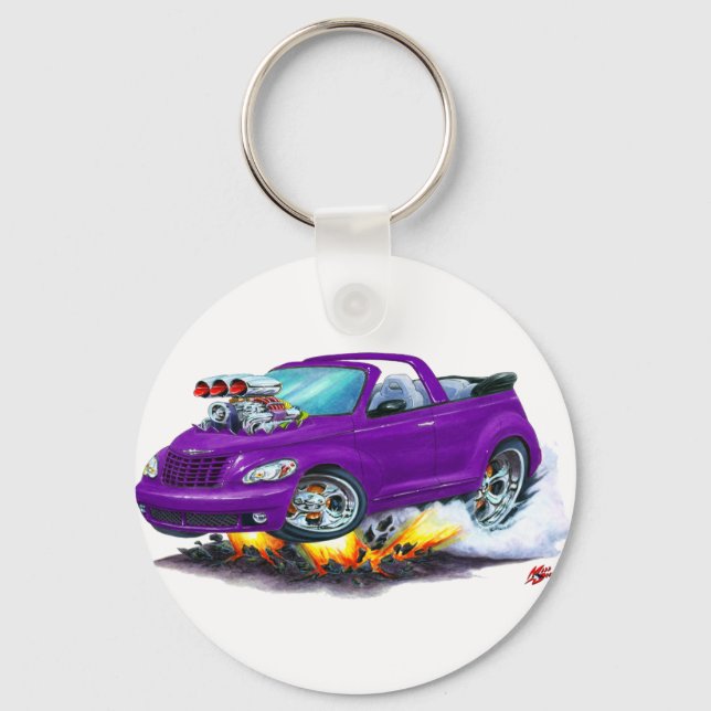 2008-10 PT Cruiser Tan Convertible Keychain (Front)