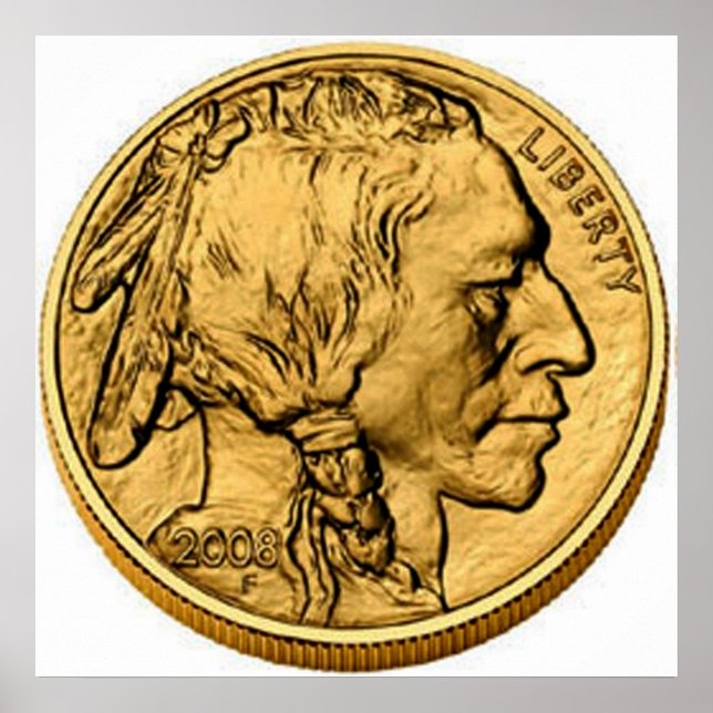 2008 American Buffalo Gold Bullion Coin Poster (Front)