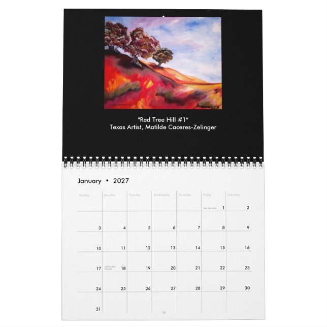2008 Calendar-Modern Fine Art Calendar (Jan 2027)