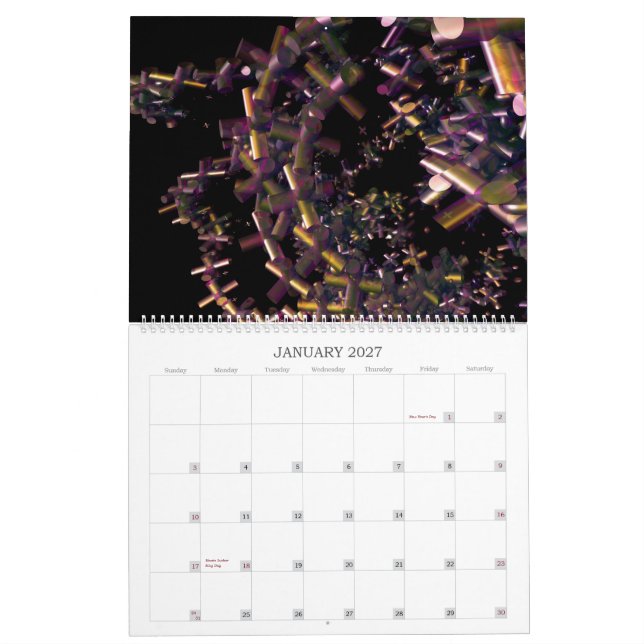 2008 calendriers de rendu (Jan 2027)