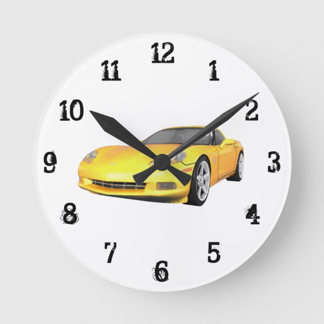 2008 Corvette: Wall Clock (Front)