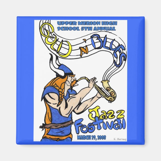 2008 Gold 'n Blues magnet (Front)