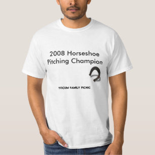 2008 Horseshoe Pitching Champion - Customized T-Shirt