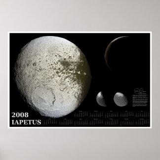 2008 Iapetus Calendar Poster