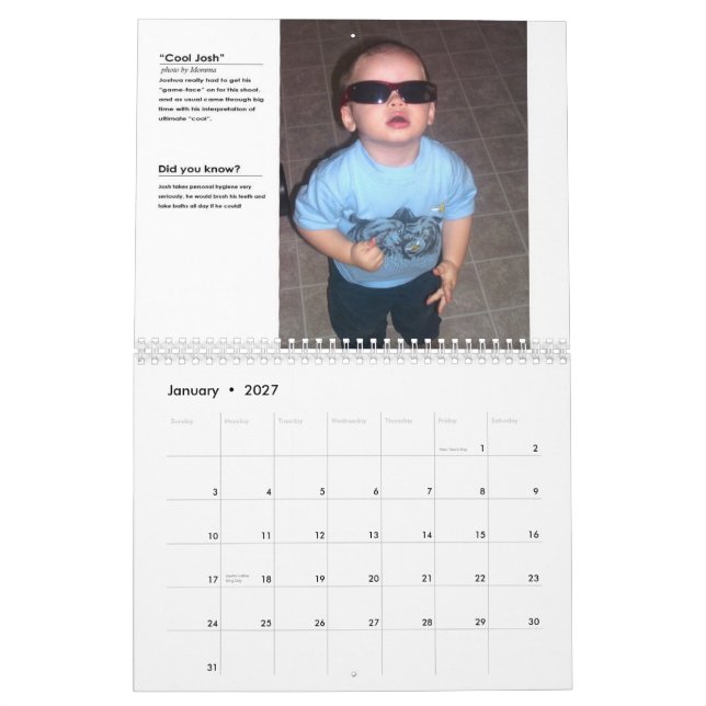 2008 Play-Boy of The Year Calendar (Jan 2027)