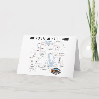 2008 Sam's Club MS150 Route Greeting Card