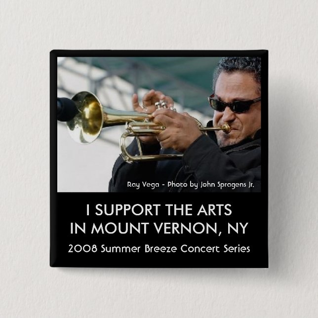 2008 Summer Breeze Concert Series 2 Inch Square Button (Front)