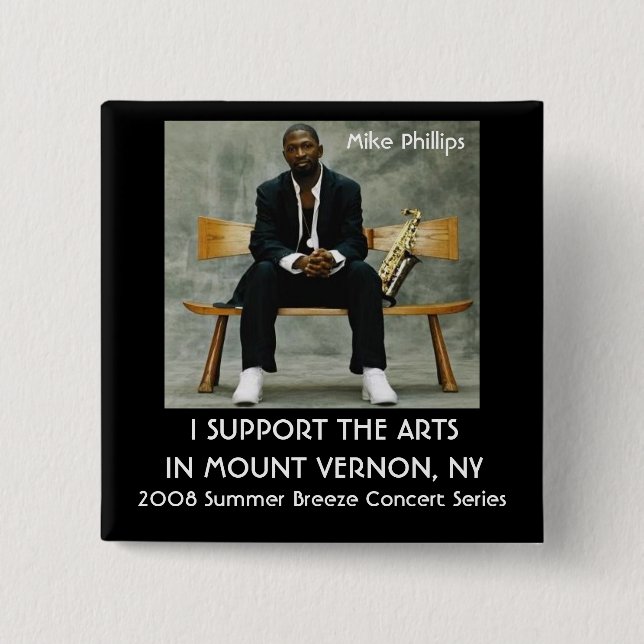 2008 Summer Breeze Concert Series 2 Inch Square Button (Front)
