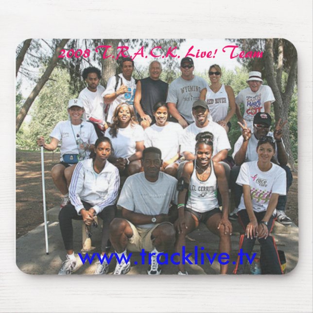 2008 T.R.A.C.K. Live! Team Mouse pad (Front)