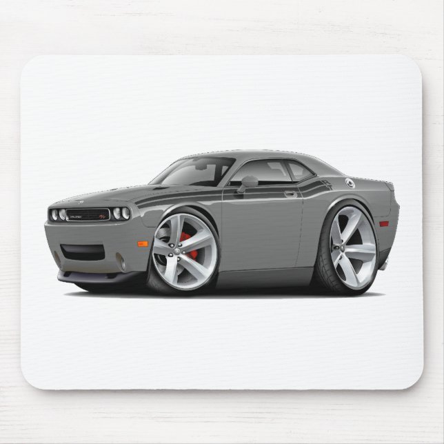 2009-11 Challenger RT Grey-Black Car Mouse Pad (Front)