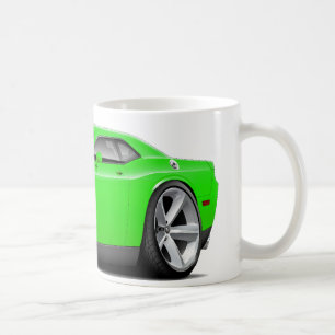 2009-11 Challenger RT Lime Car Coffee Mug
