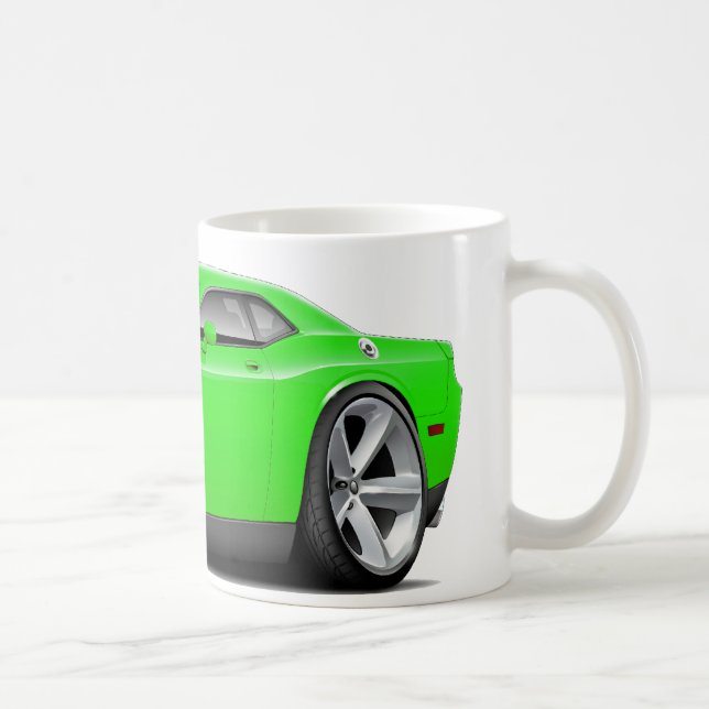 2009-11 Challenger RT Lime Car Coffee Mug (Right)
