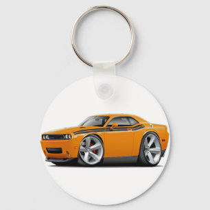 2009-11 Challenger RT Orange-Black Car Keychain